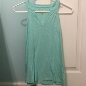 Lilly Pulitzer sea foam tank top
